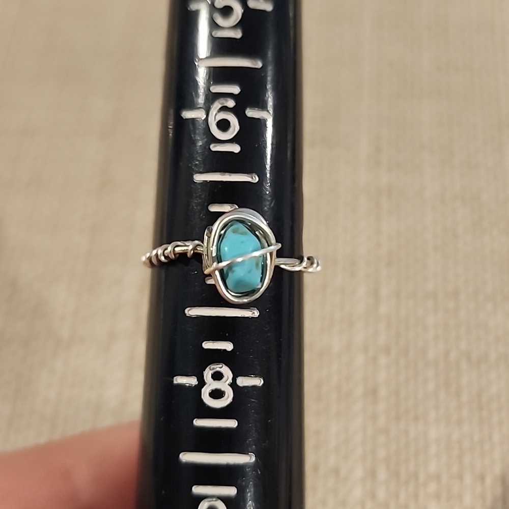 Silver Turquoise Ring - Picture 2 of 3